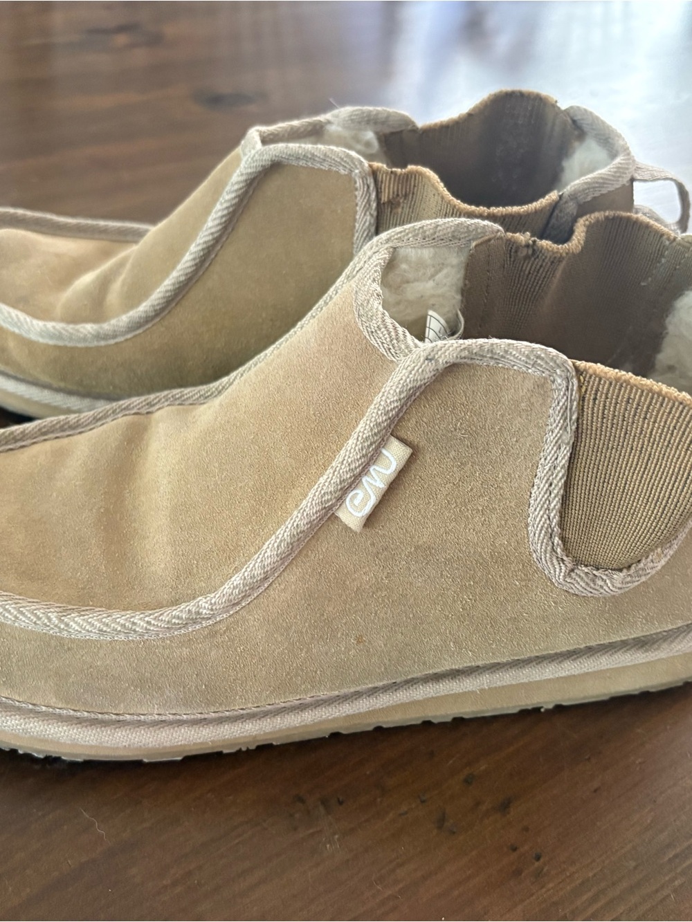 Emu Men’s Slip-On Suede Loafers - Chestnut Tan